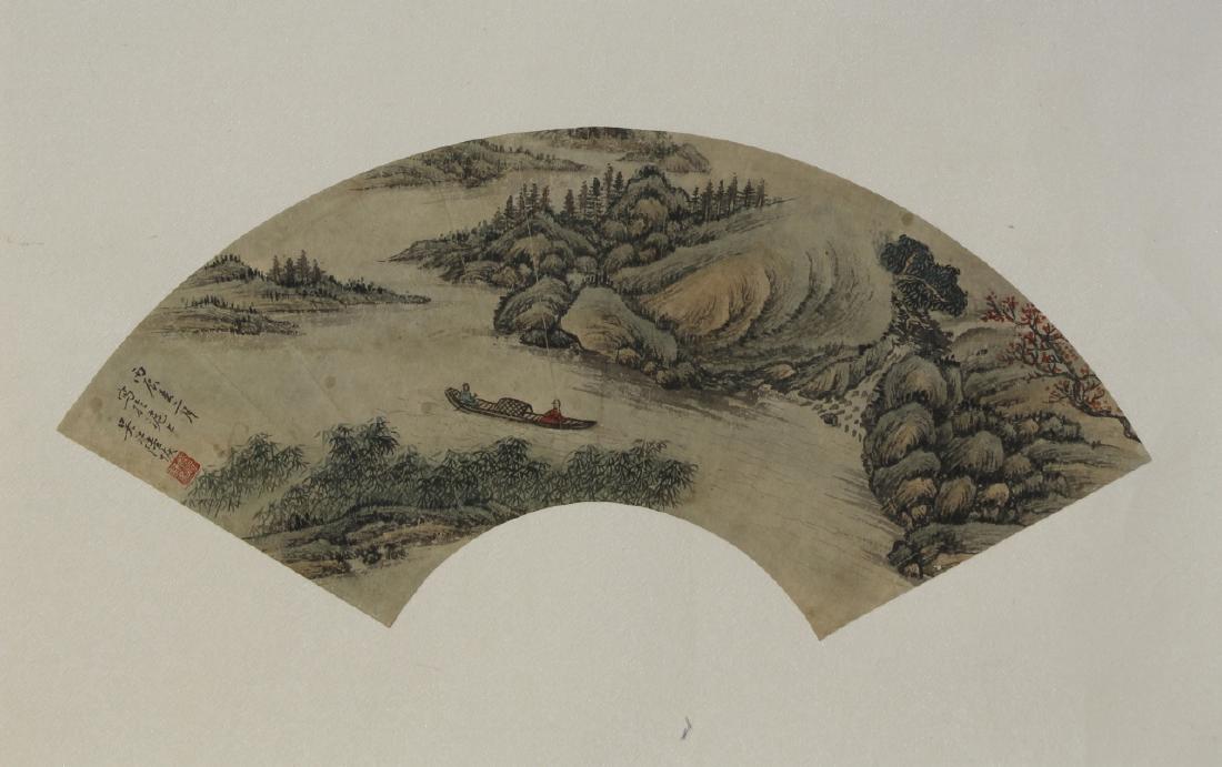 Chinese Fan Painting, Attributed to Liu Hui (1 of 1)