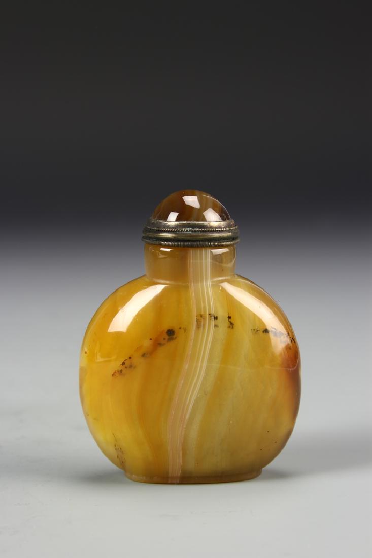 Chinese Agate Snuff Bottle (1 of 1)