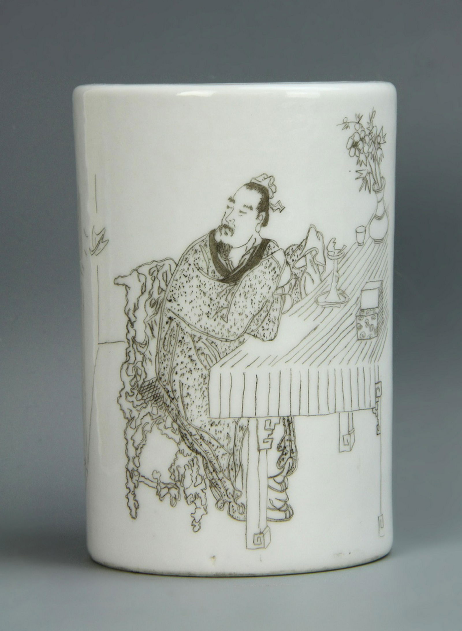 Chinese Famille Rose Brush Washer (1 of 5)