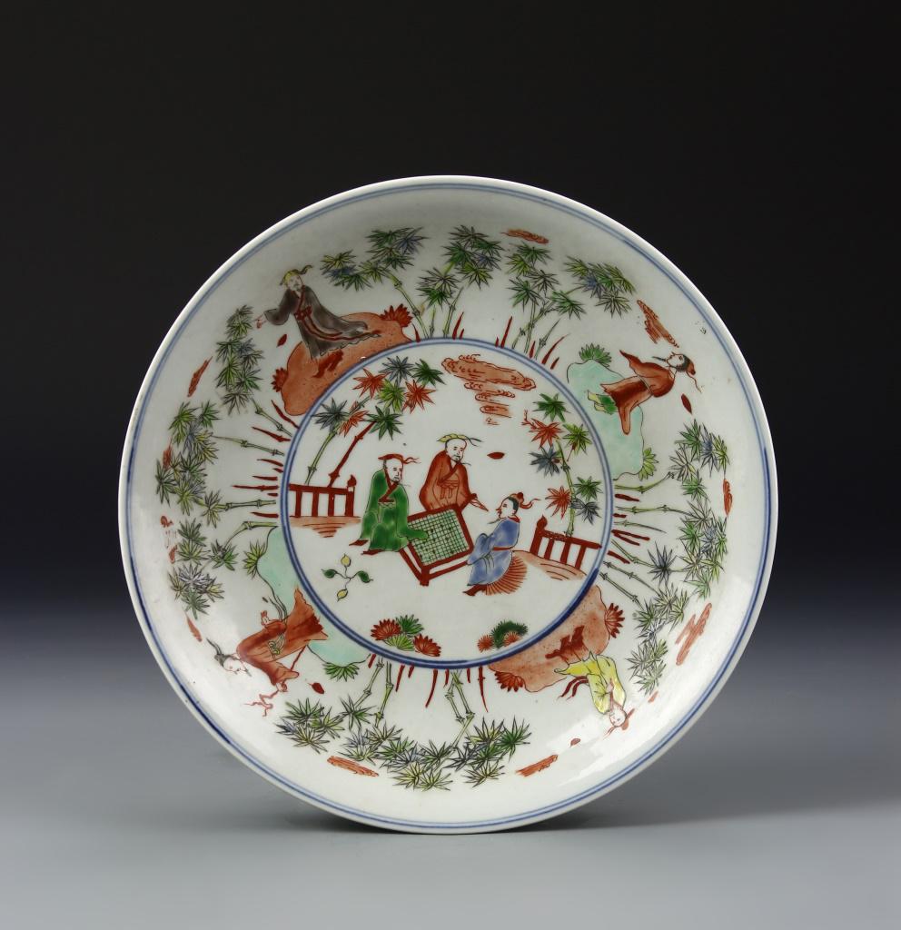 Chinese Sancai Plate (1 of 5)