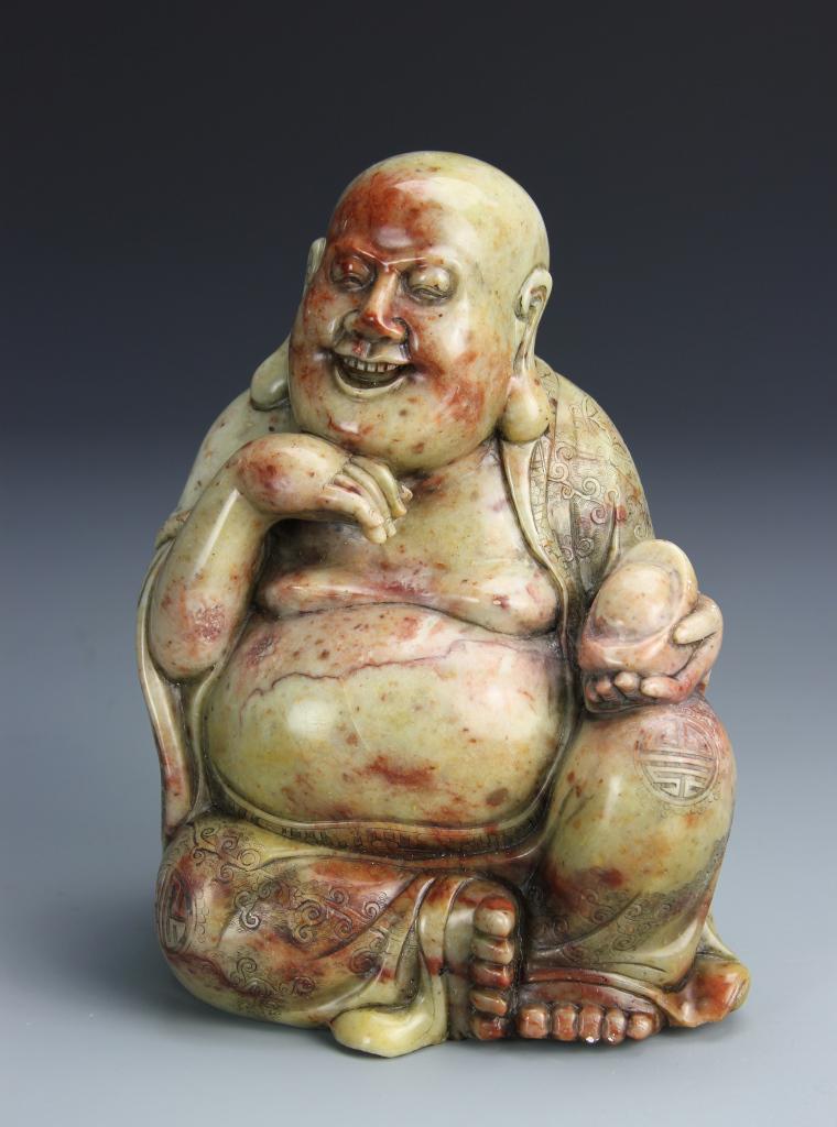 Chinese Happy Buddha Figure (1 of 1)