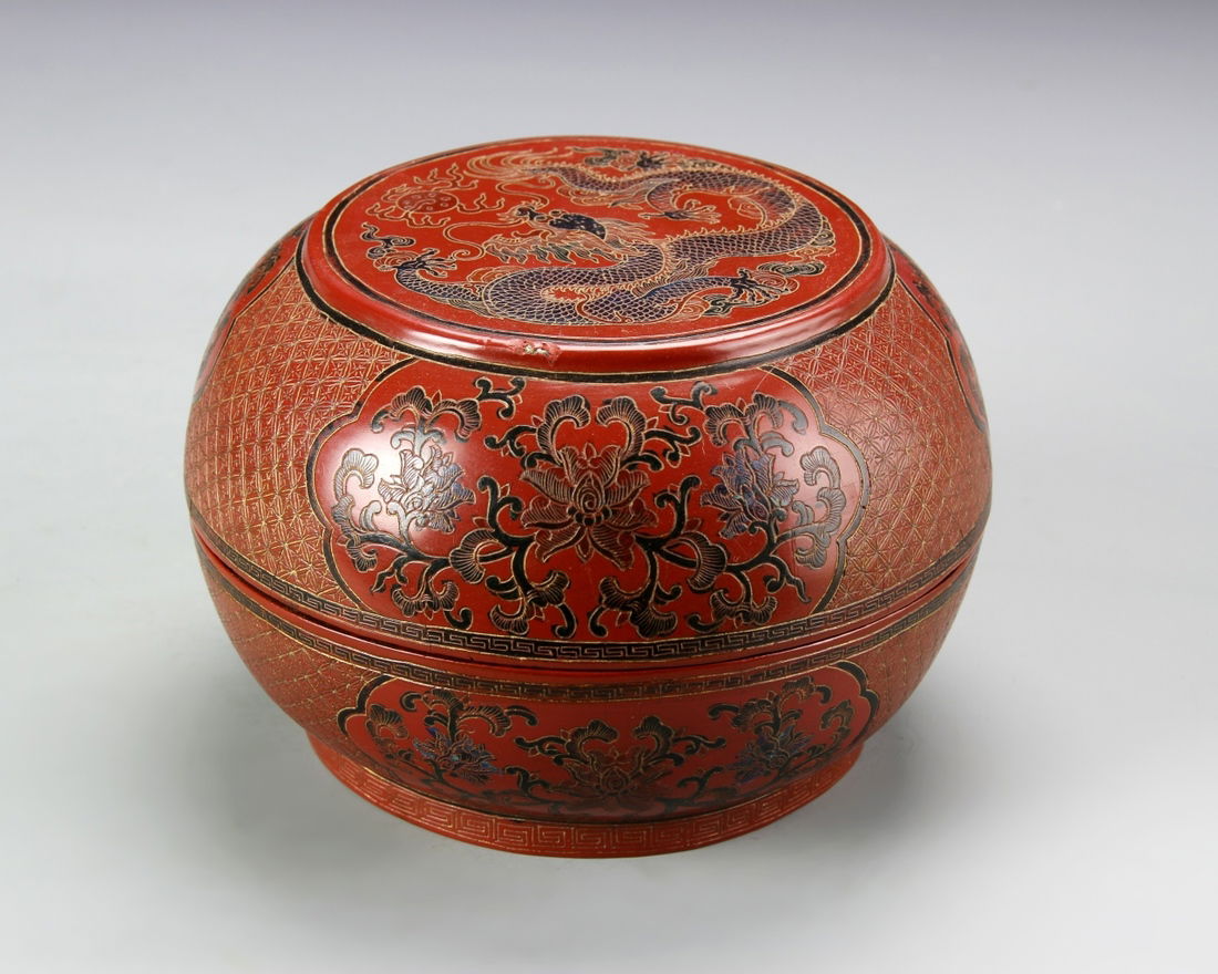 Chinese Lacquered Box (1 of 3)