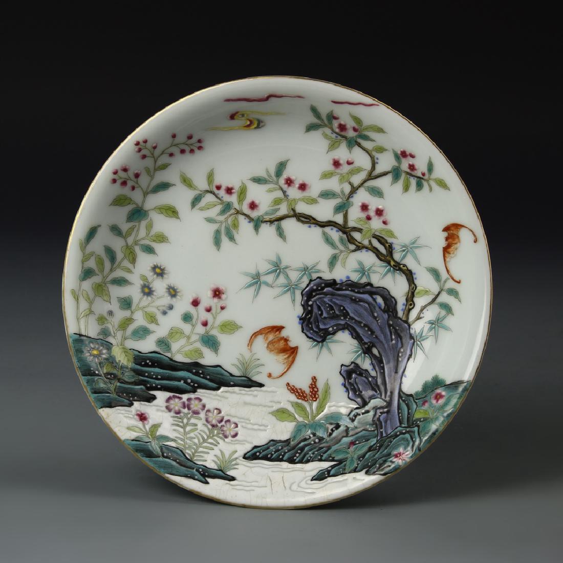 Chinese Famille Rose Plate (1 of 4)