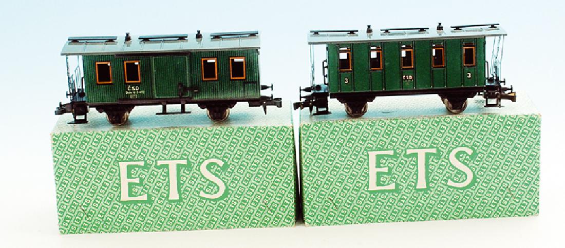 2 ETS Personenwagen No. 301 und 501: sehr gut, im OKT.