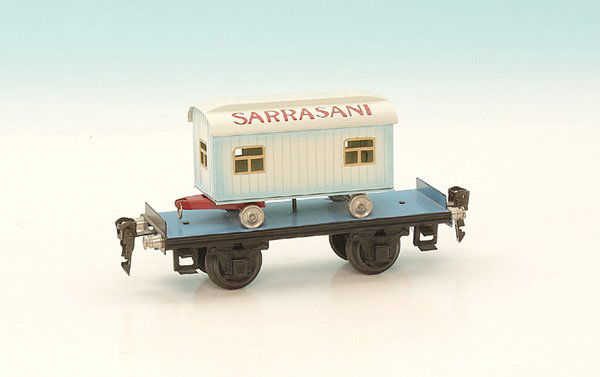 HEHR Replika Plattformwagen mit Zirkuswagen 1983/: neu, ohne Karton.