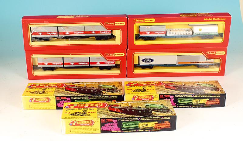 Konvolut Gueter- und Personenwagen versch. Hersteller: guter Zustand, in OKTs.