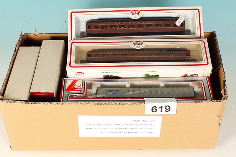 Konvolut Gueter- und Personenwagen versch. Hersteller: guter Zustand, in OKTs.