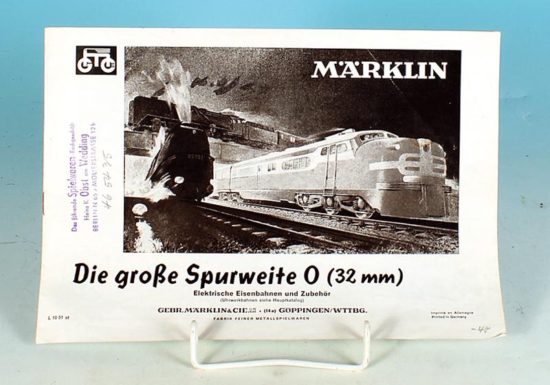 MARKLIN Broschuere 1951: guter Zustand.