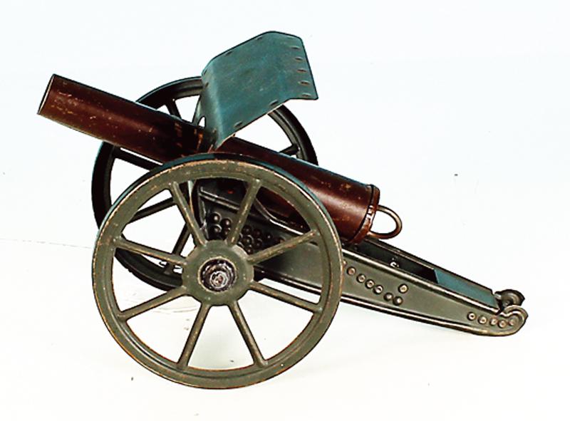 leichte Federkanone: 16 cm, guter Zustand.