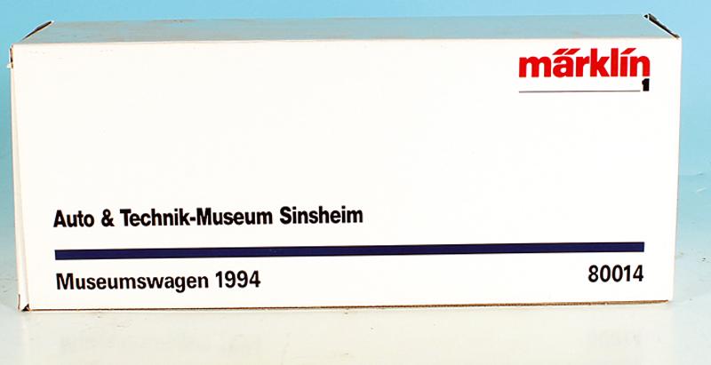 MARKLIN Museumswagen 80014: sehr guter Orig.-Zustand, im OKT.