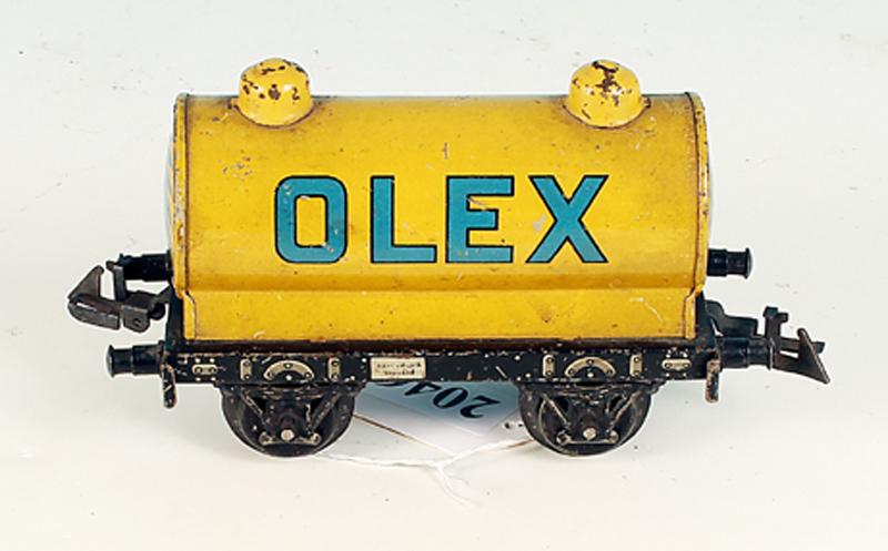 BING Kesselwagen "OLEX": Gebrauchsspuren.