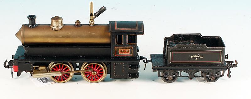 CARETTE Spiritusdampflok mit BING Tender (1 of 1)