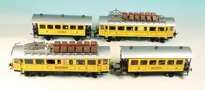 Modellbau-Triebwagenzug, Spur 1 E (Spur 0 Gleis) (1 of 1)