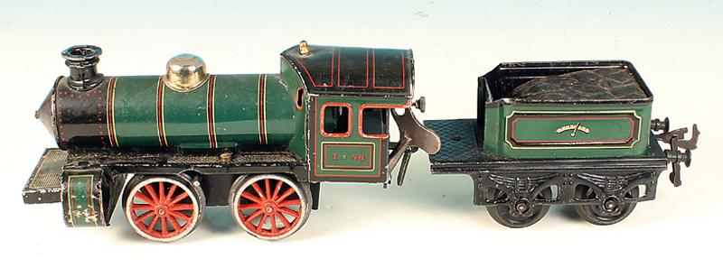 BING Uhrwerkdampflok gez. 1=48 (1 of 1)