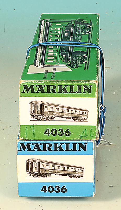 2 MARKLIN Leerkartons fuer ital. 4036 (1 of 1)