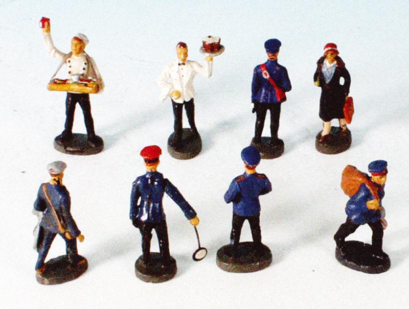 8 ELASTOLIN Eisenbahnfiguren (1 of 1)
