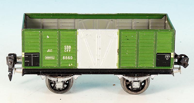 BUCO Hochbordwagen: 16 cm, leichte Gebrauchsspuren.