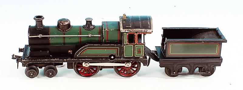 BING uralt Uhrwerkdampflok (1 of 1)