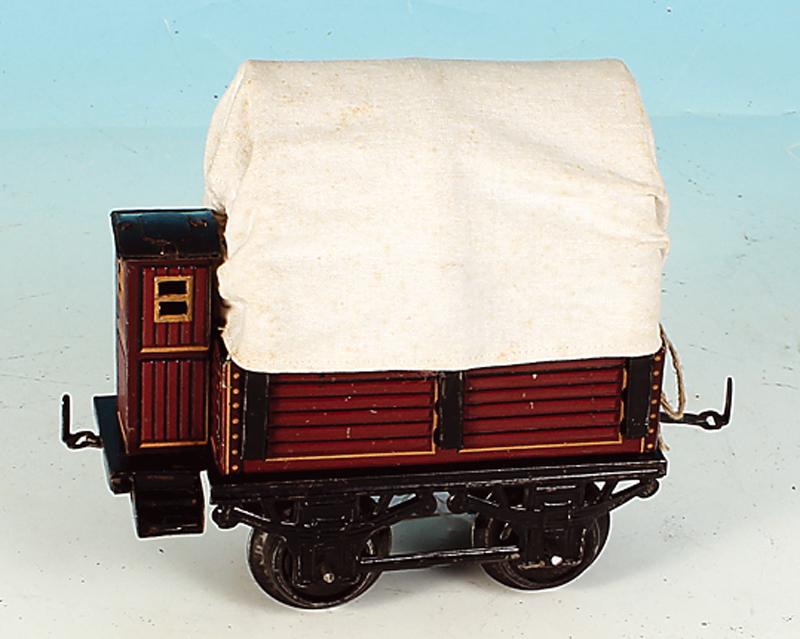 KARL BUB Planewagen 740/1: 14 cm, guter Orig.-Zustand.