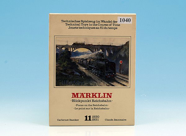 MÄRKLIN "Blickpunkt Reichsbahn", Band 11: sehr guter Zustand, im Schuber.