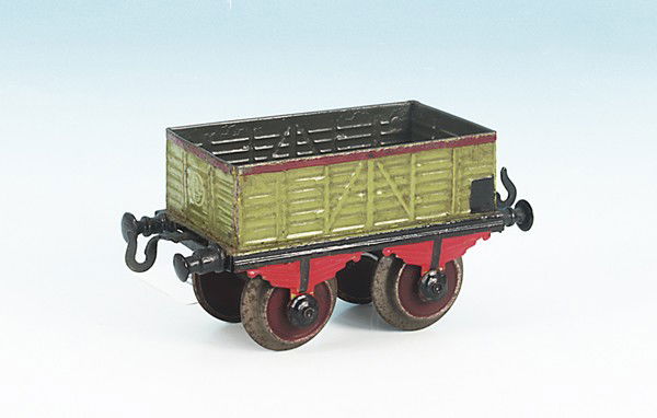 BING Hochbordwagen: 14 cm, lindgrün, guter Orig.-Zustand.