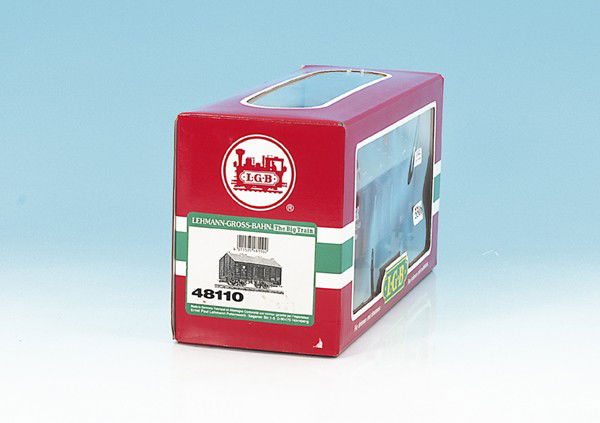 LGB Kalkwagen 48110 der DR: silberne Klappdeckel, neuwertig, im OKT.