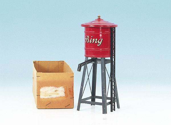 BING amerik. Wasserturm: Höhe 23 cm, guter Orig.-Zustand, im OKT ohne Deckel.