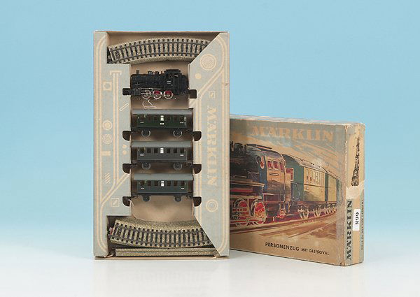 MARKLIN Zugpackung 3100: deutliche Alterungs- und Gebrauchsspuren.