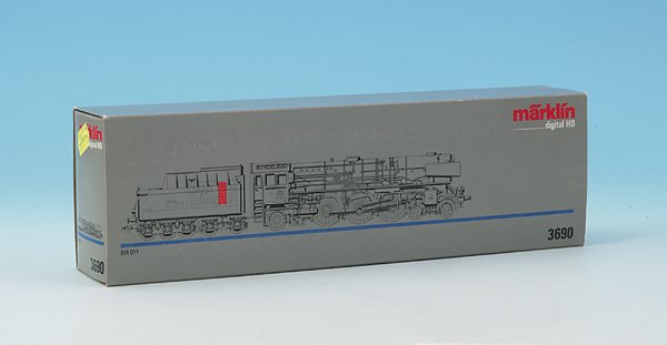 MARKLIN Dampflok 3690, BR 011 der DB: Digital, neuwertig, im OKT.