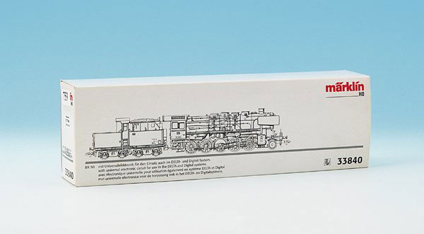 MARKLIN Dampflok 33840, BR 50 der DB: neuwertig, im OKT.