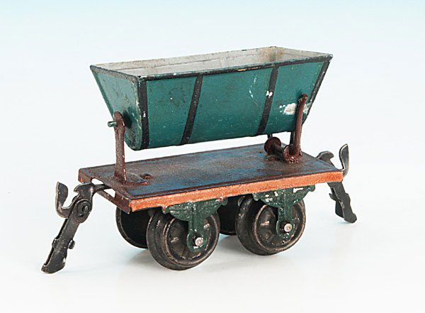 MARKLIN uralt Kippwagen 18911/0: 8,5 cm, Hakenkupplungen, Blechspeichenraeder, leichte Gebrauchsspuren.english Description: C 7-8