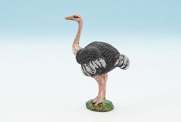 ELASTOLIN Figur "Vogel Strauß": minimale Risse.