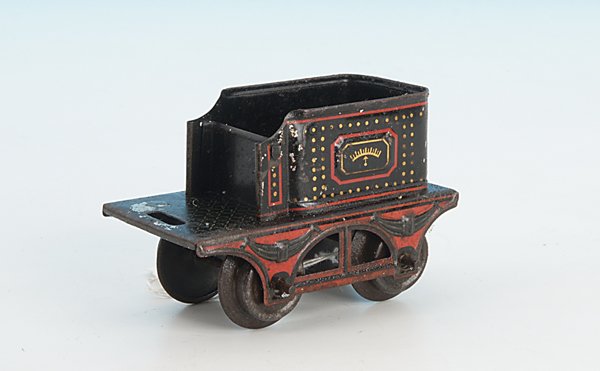 MÄRKLIN Tender für R 1020: schwarz lithogr., falsche Räder und Kupplungen, Gebrauchsspuren
