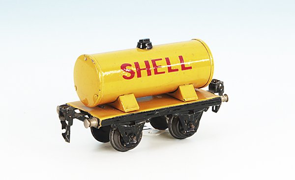 MÄRKLIN Kesselwagen 1973/0 "SHELL": 13 cm, noch guter Orig.-Zustand, leichte Lackschäden.