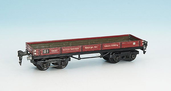 MÄRKLIN Niederbordwagen 1848/0: 24,5 cm, leichte Gebrauchsspuren.