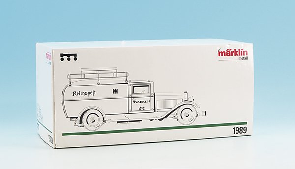 MÄRKLIN Baukastenauto 19089 "Reichspost": rot, neuwertig, im OKT.