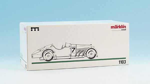 MÄRKLIN Baukastenauto 1103 "Rennwagen": rot, neuwertig, im OKT.