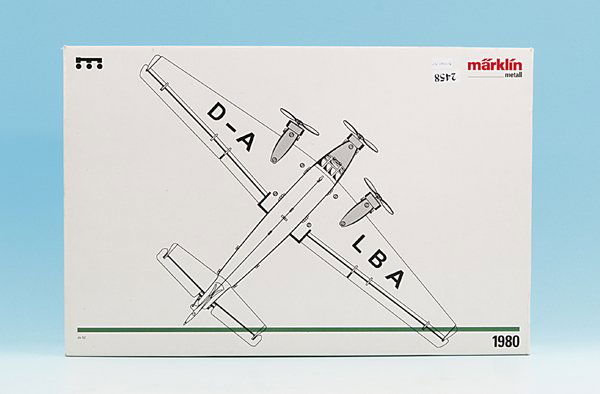 MÄRKLIN Replika Baukasten-Flugzeug 1980 "JU 52": gut, im OKT.