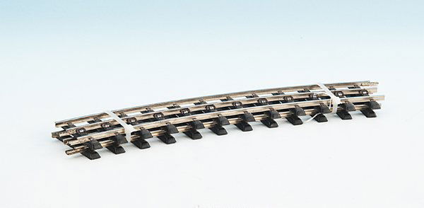 2 MÄRKLIN Modellgleise 3631 A 1/1, Spur 1: gebogen, sehr guter Orig.-Zustand, minimale Alterungsspuren.
