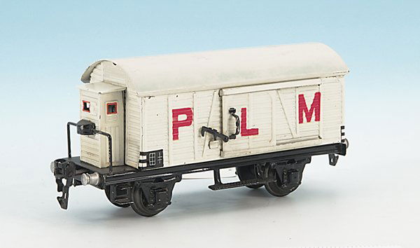 MÄRKLIN Kühlwagen 1793/0 PLM: 18,5 cm, weiß handlackiert, guter Orig.-Zustand, kleine Flecken am Dach.