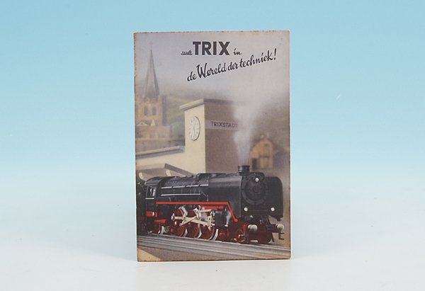 TRIX Broschüre, 30er Jahre: in niederländischer Sprache, guter Zustand.