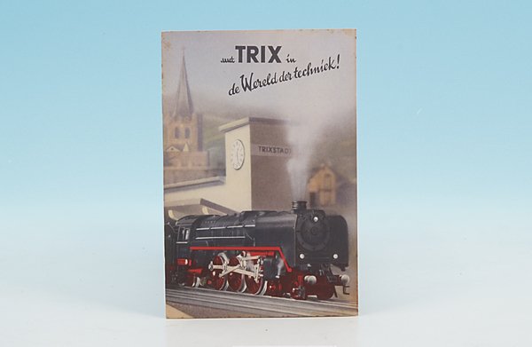 TRIX Broschüre, 30er Jahre: in niederländischer Sprache, guter Zustand.