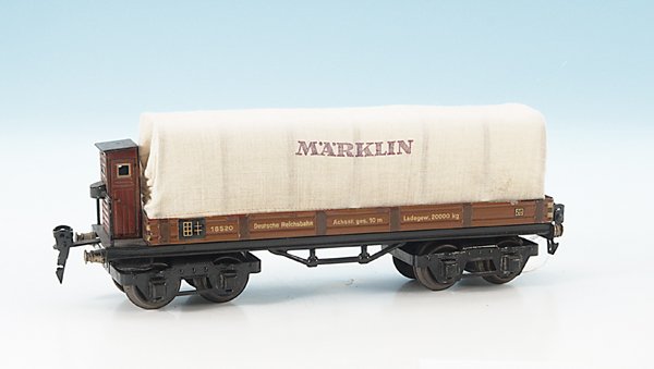MÄRKLIN Planewagen 1853/0: 24,5 cm, guter Originalzustand.