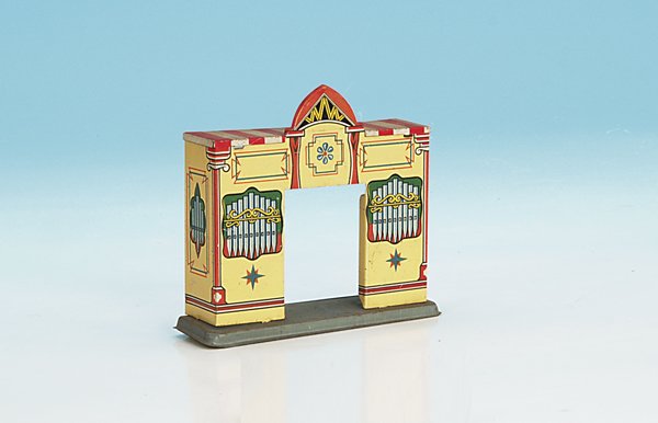 imit. Orgel: 11 x 3,5 cm, bunt lithogr., guter Zustand.