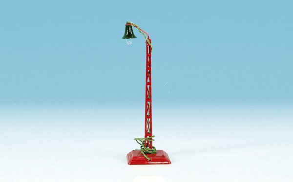MÄRKLIN Bogenlampe 13452/1: Höhe 25 cm, rot, guter Orig.-Zustand.