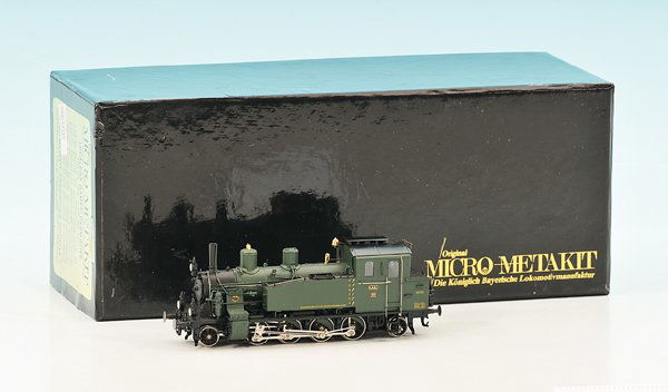 MICRO-METAKIT Tenderlok LAG 88: Messing, grün. Neuwertig, im OKT.