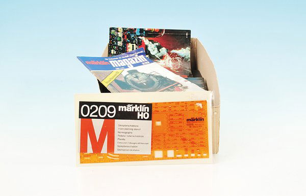 Konvolut MÄRKLIN/MARKLIN Literatur: Gebrauchsspuren.