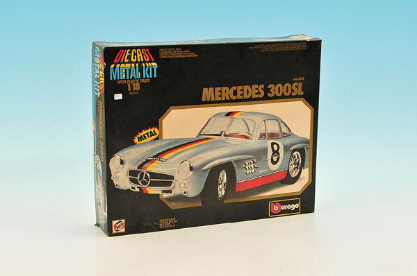 BURAGO Bausatz Mercedes 300 SL: neuwertig, im OKT.