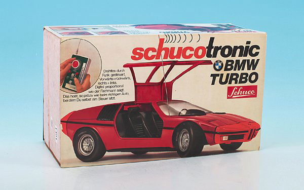 SCHUCO BMW Turbo: ferngesteuert, Fernbedienung fehlt, Gebrauchsspuren, im OKT.