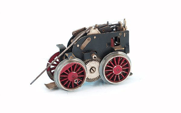 MÄRKLIN/MARKLIN Motorchassis für R 66/12910: Orig.-Zustand, ein Rad rissig, Gebrauchsspuren, Besichtigung erforderlich.